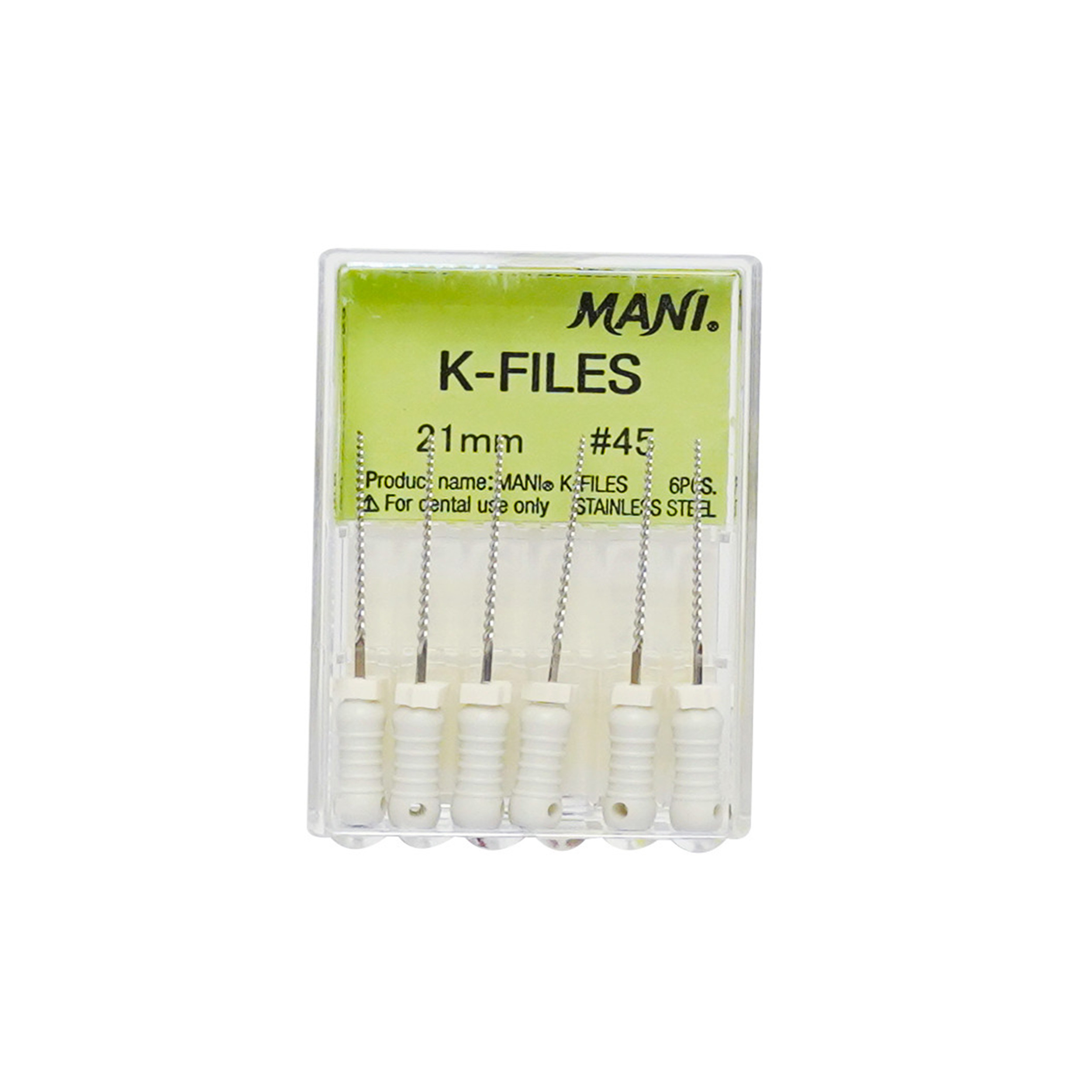 Mani K-File 21mm 45 No.(PACK OF 6)